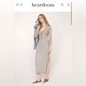 Heartloom Allegra Dress, Taupe, Size Small, Never worn!